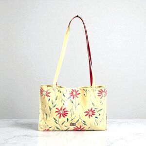 MOSCHINO Shoulder Bag with Painted Flowers